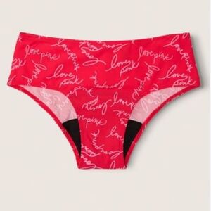 FOUR Period Panties HIPSTER VS BUNDLE of Four MEDIUM RED NWT